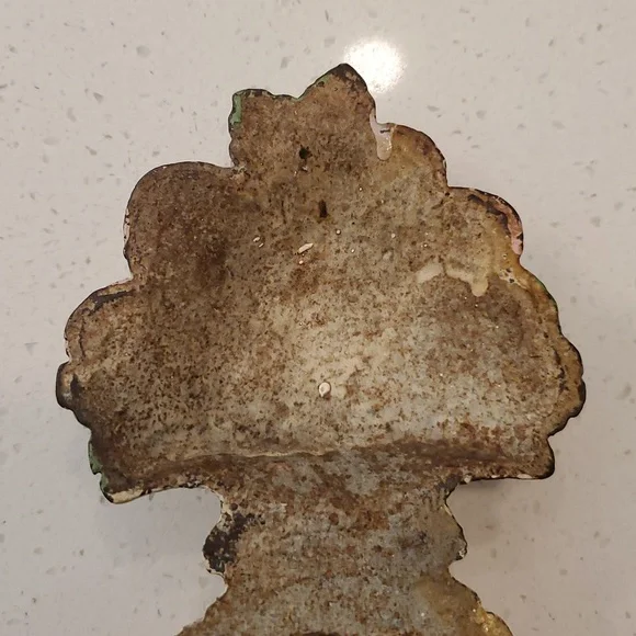 Vintage Cast Iron Flowers in Urn Doorstop - Picture 7 of 9